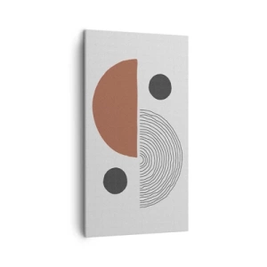 Cuadro sobre lienzo - Impresión de Imagen - La perfección del círculo - 45x80 cm