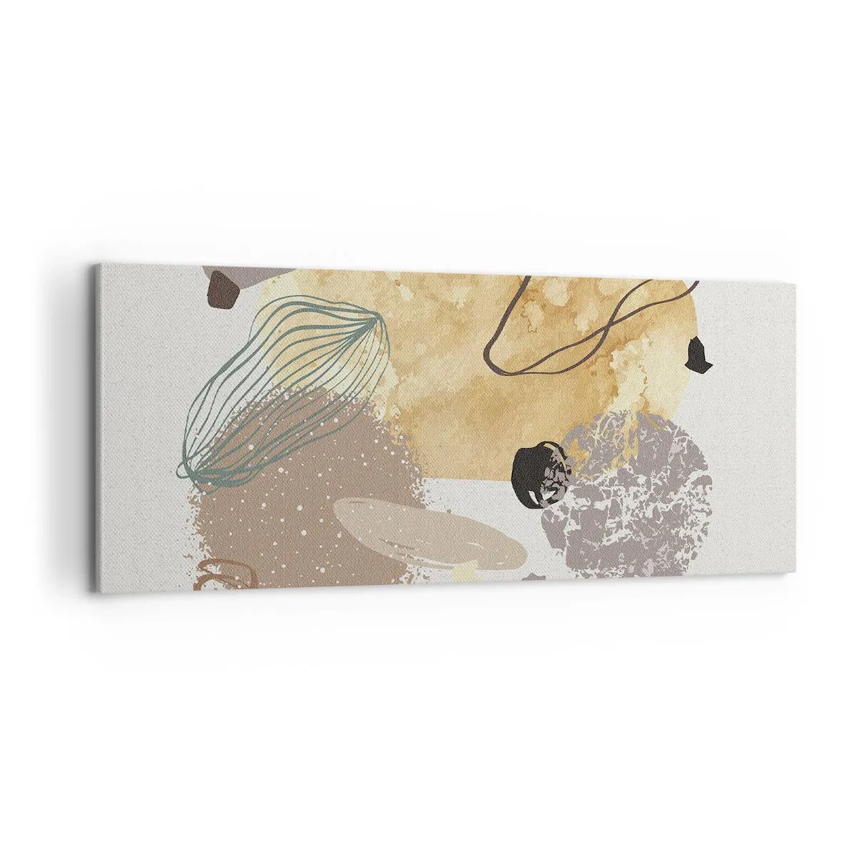 Cuadro sobre lienzo - Impresión de Imagen - Plumología aplicada - 100x40 cm