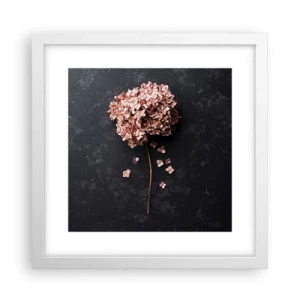 Póster en marco blanco - Un signo verdaderamente romántico - 30x30 cm