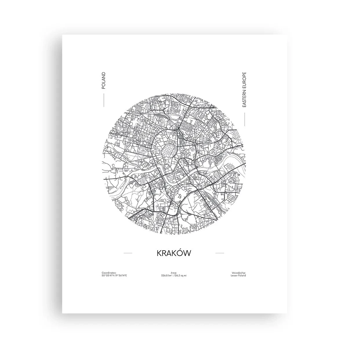 Póster - Anatomía de Cracovia - 40x50 cm