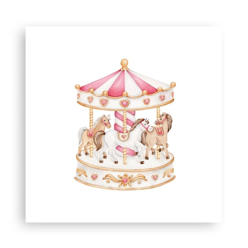 Póster - El dulce mundo de la infancia - 30x30 cm