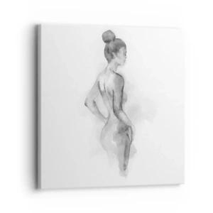 Cuadro sobre lienzo - Impresión de Imagen - Tan hermosa como la pintura - 30x30 cm