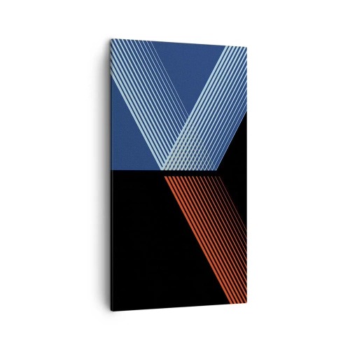 Cuadro sobre lienzo - Impresión de Imagen - La rectitud - 45x80 cm