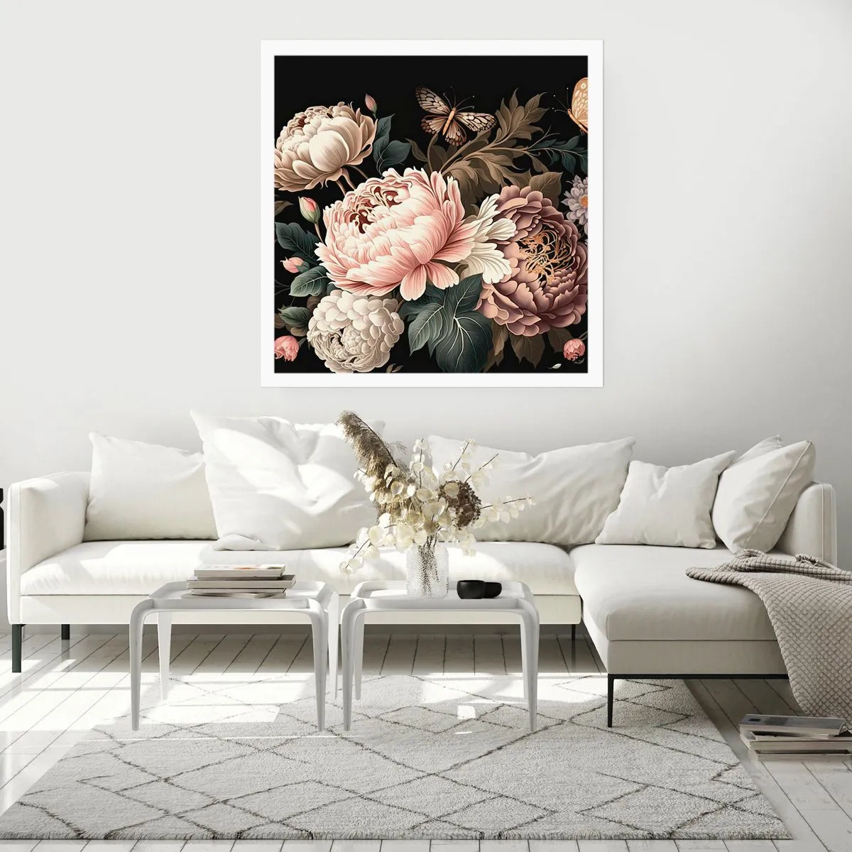 Póster - En estilo barroco - 60x60 cm