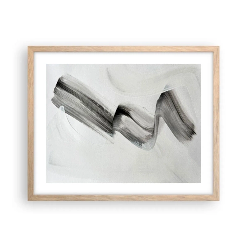 Póster en marco roble claro - Solo por diversión - 50x40 cm