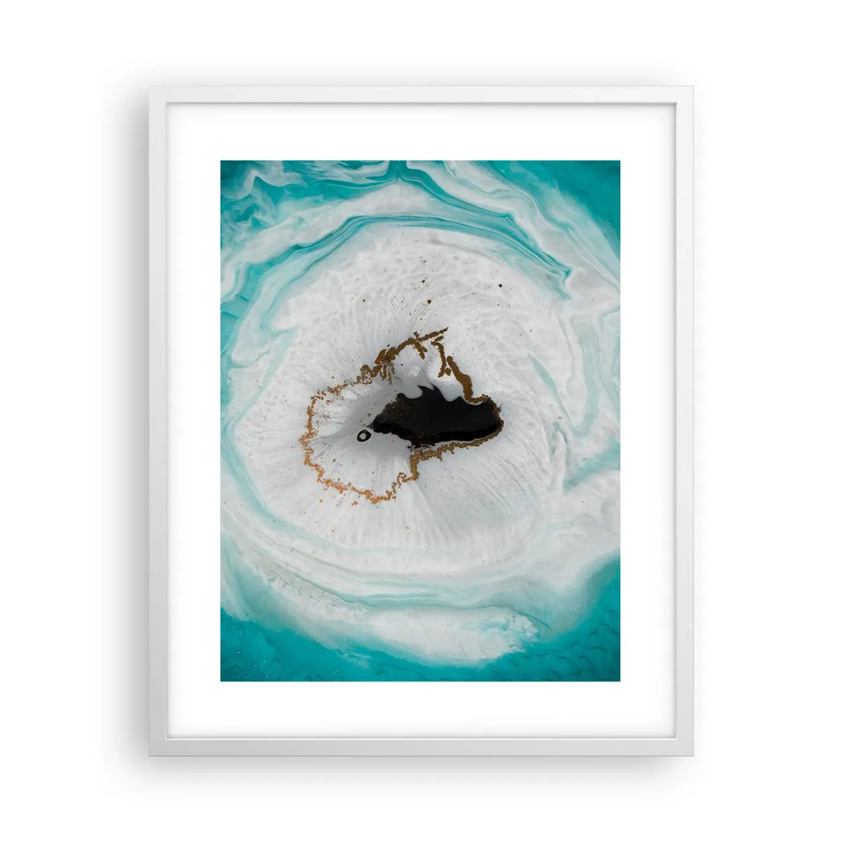 Póster en marco blanco - Para acceder al interior - 40x50 cm