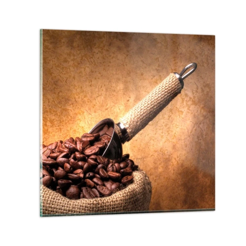 Cuadro sobre vidrio - Impresiones sobre Vidrio - En la fuente del sabor - 30x30 cm