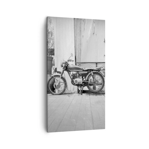 Cuadro sobre lienzo - Impresión de Imagen - Los clásicos por encima de todo - 45x80 cm