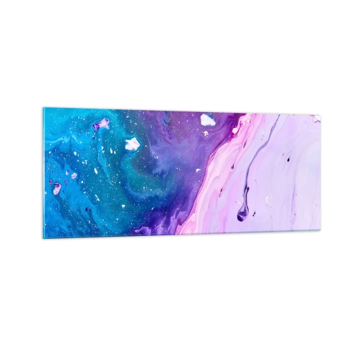 Cuadro sobre vidrio - Impresiones sobre Vidrio - Yin y yang - 100x40 cm
