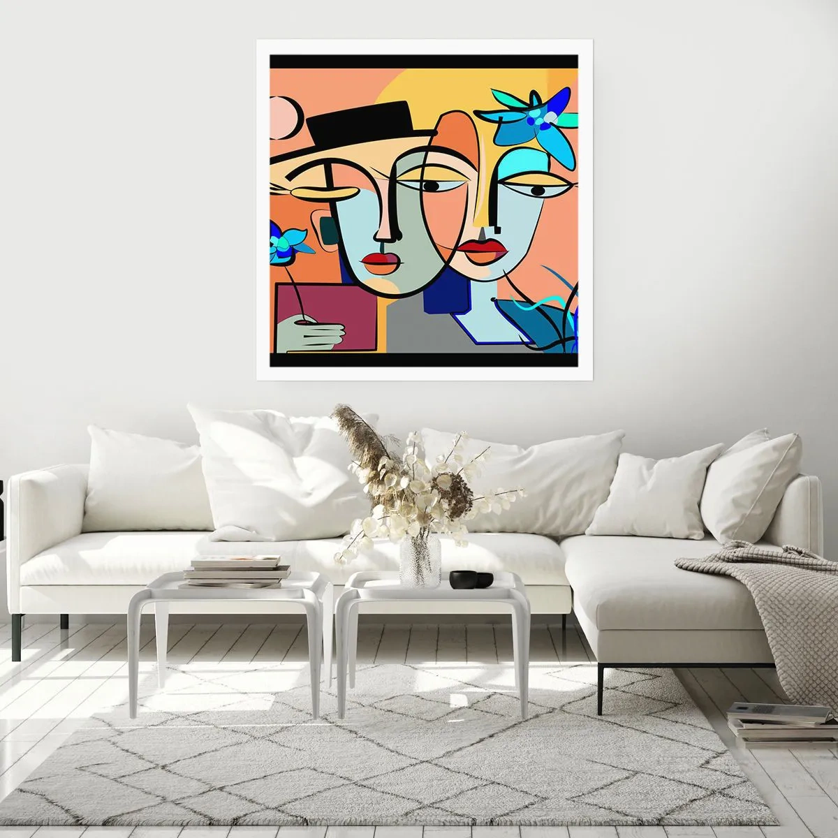 Póster - Randez vous de Picasso - 50x50 cm