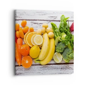 Cuadro sobre lienzo - Impresión de Imagen - ¿No es suficiente? - 40x40 cm