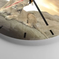 Esfera sin numeración, con rayas