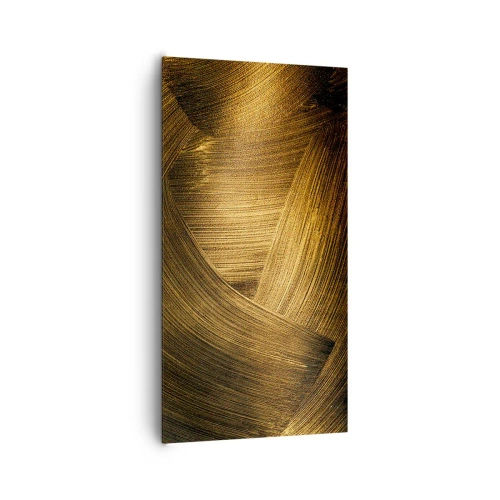 Cuadro sobre lienzo - Impresión de Imagen - En un laberinto de oro - 65x120 cm