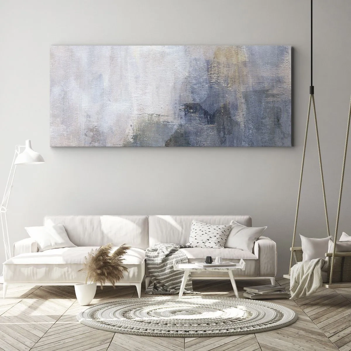 Cuadro sobre lienzo - Impresión de Imagen - Tonos de color - 100x40 cm