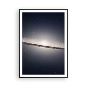 Póster en marco negro - Érase una vez en una galaxia muy, muy lejana.... - 70x100 cm