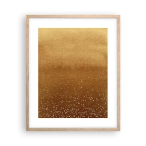 Póster en marco roble claro - Nacimiento de la luz - 40x50 cm