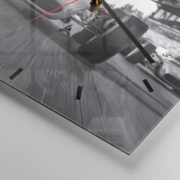 Esfera sin numeración, con rayas