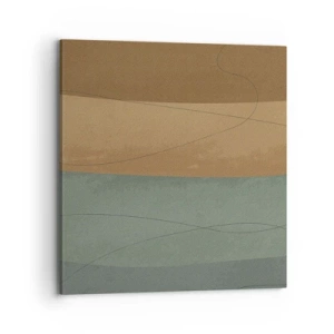 Cuadro sobre lienzo - Impresión de Imagen - Composición horizontal - 70x70 cm