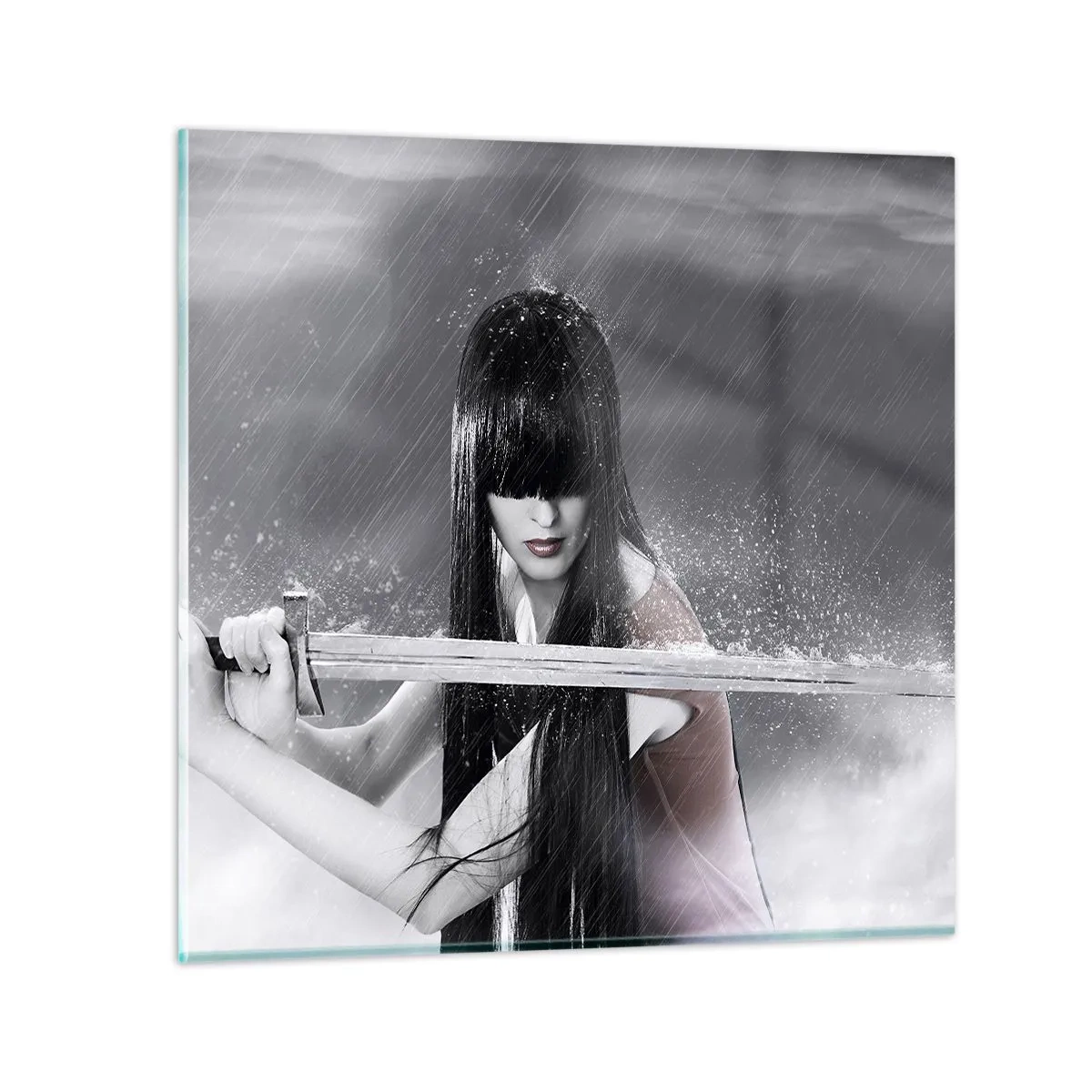 Cuadro sobre vidrio - Impresiones sobre Vidrio - Hermosa y peligrosa - 60x60 cm