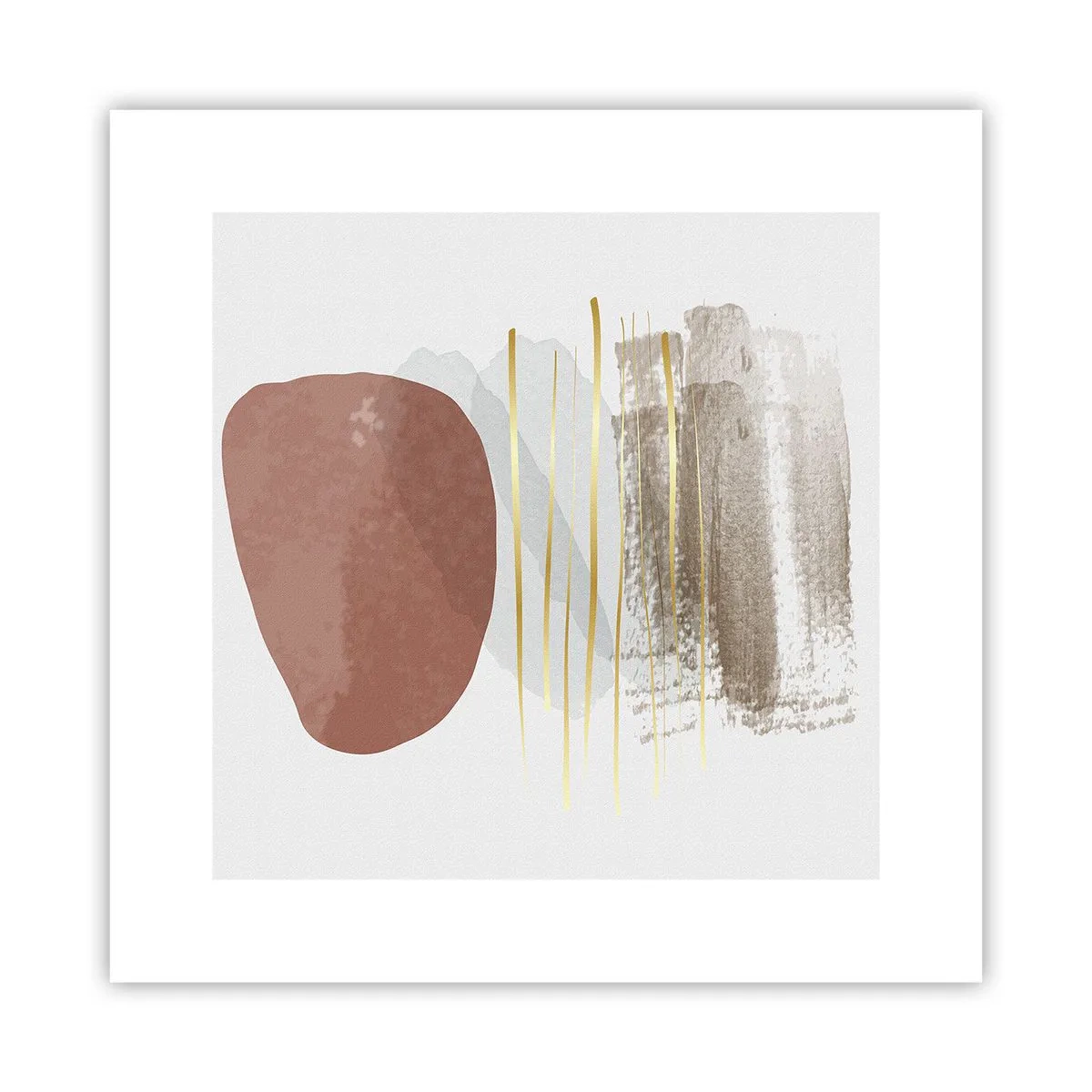 Póster - Una columnata abstracta - 30x30 cm