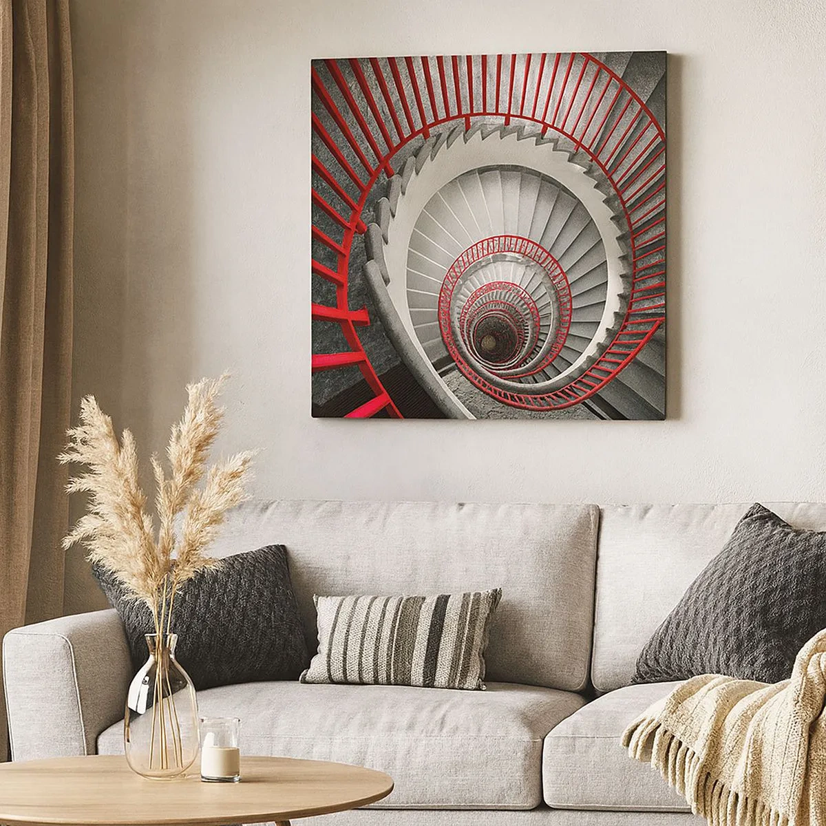 Cuadro sobre lienzo - Impresión de Imagen - Juegos arquitectónicos - 30x30 cm