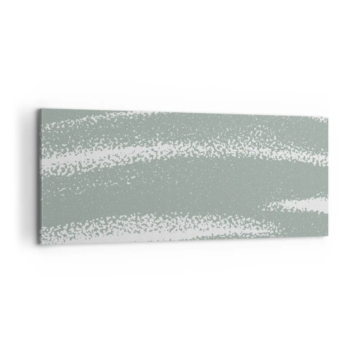 Cuadro sobre lienzo - Impresión de Imagen - Abstracción invernal - 100x40 cm