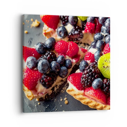 Cuadro sobre lienzo - Impresión de Imagen - ¡Dolce vita! - 40x40 cm