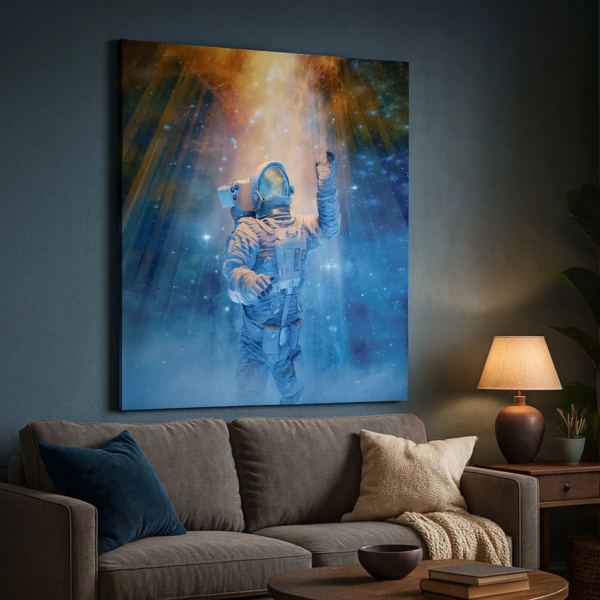 Cuadro sobre lienzo - Impresión de Imagen - El descubrimiento - 30x30 cm