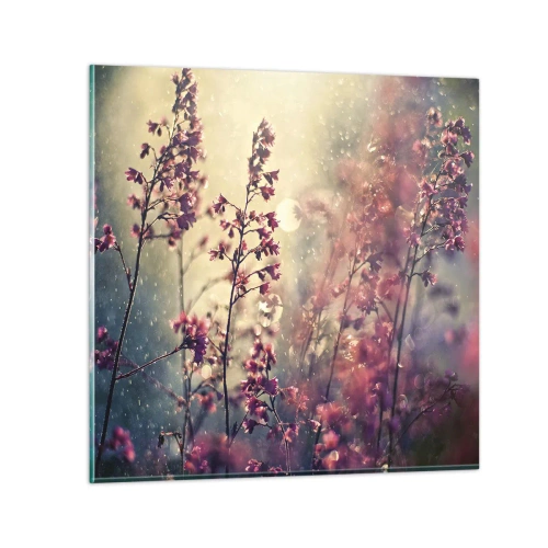 Cuadro sobre vidrio - Impresiones sobre Vidrio - Jardín secreto - 60x60 cm