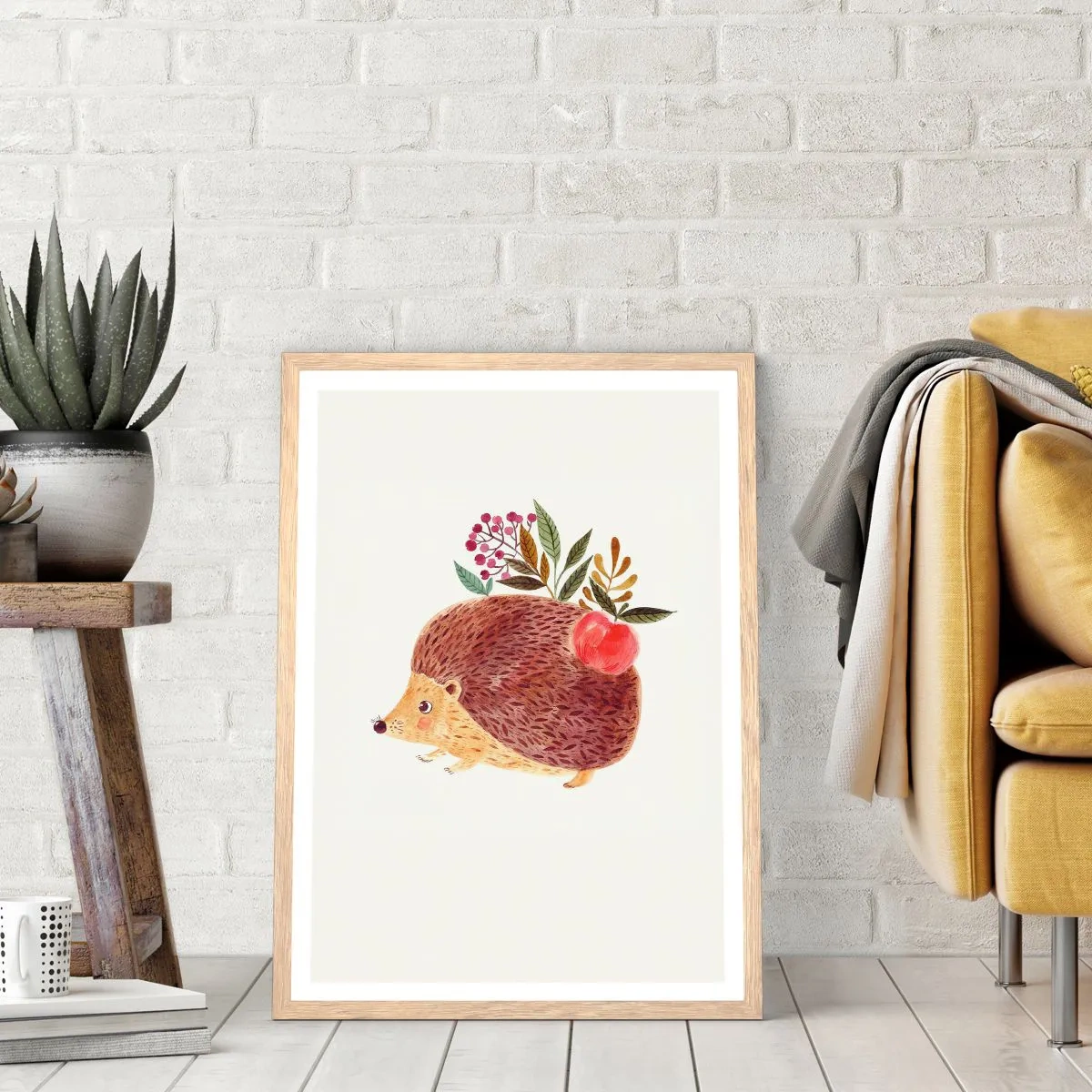 Póster en marco roble claro - Y ya te gusto - 61x91 cm