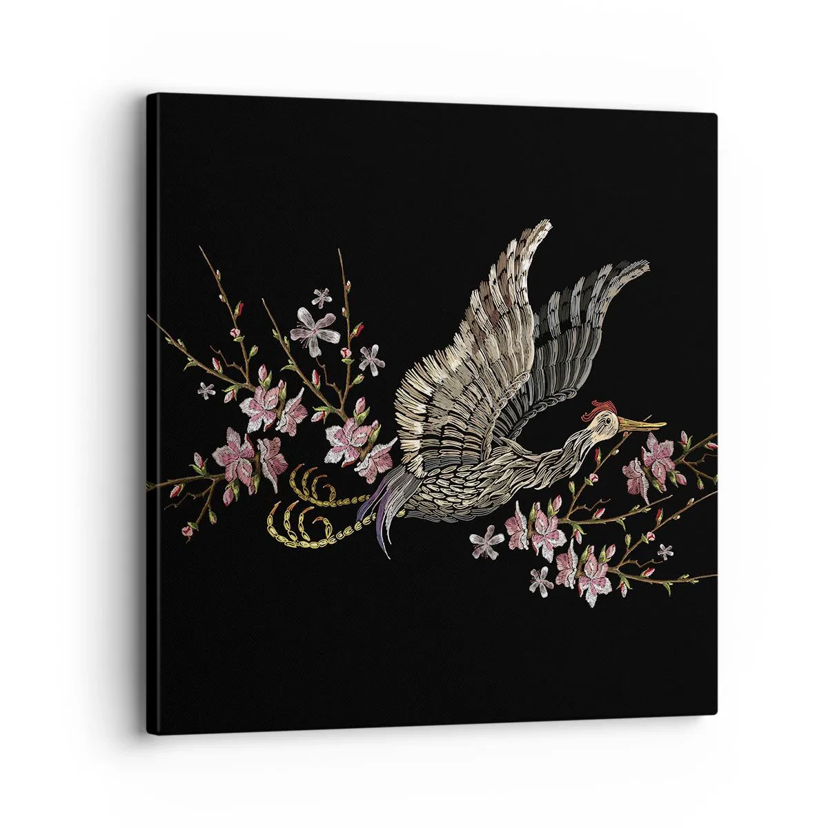 Cuadro sobre lienzo - Impresión de Imagen - Ave florida - 30x30 cm