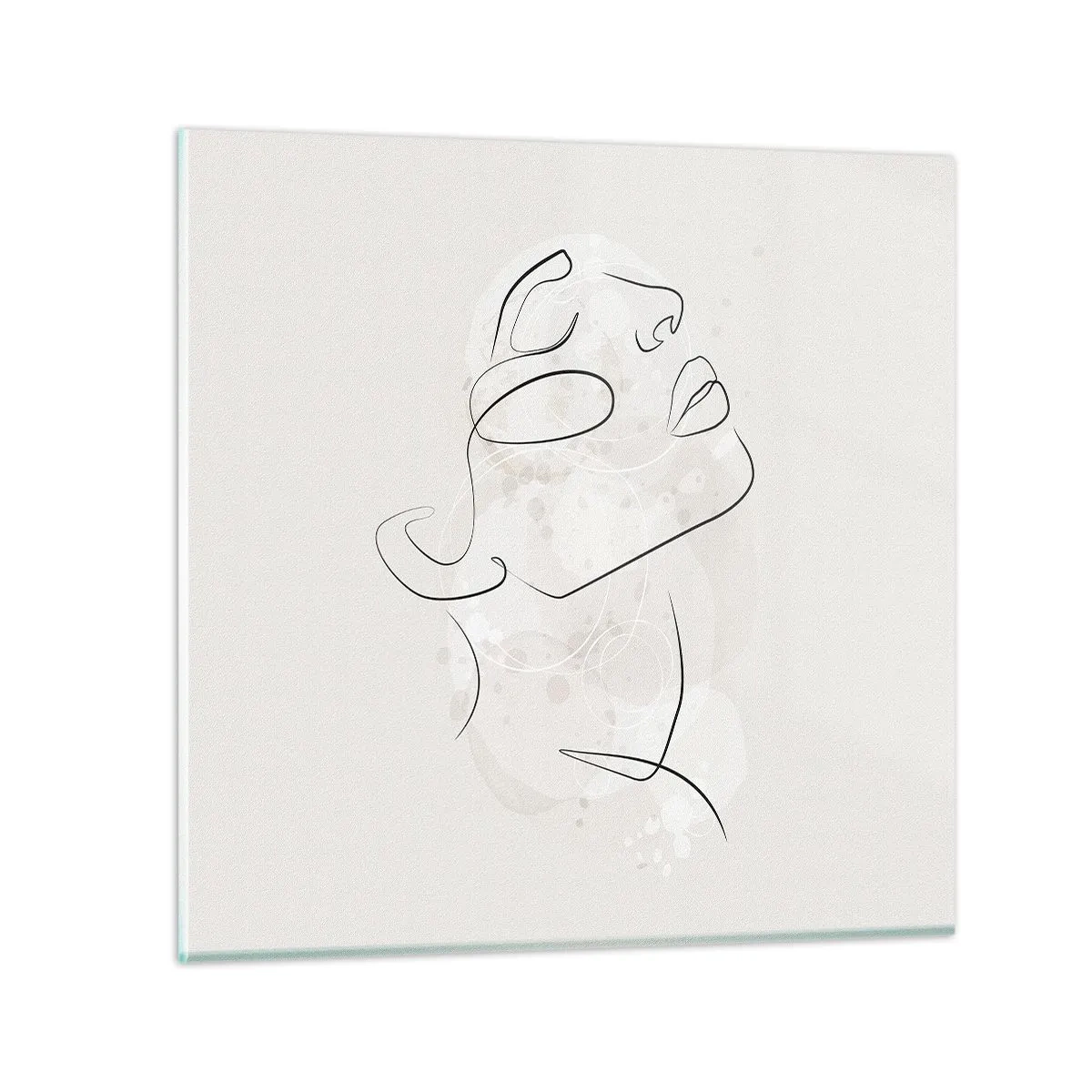 Cuadro sobre vidrio - Impresiones sobre Vidrio - Contorno de un sueño - 70x70 cm