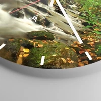 Esfera sin numeración, con rayas