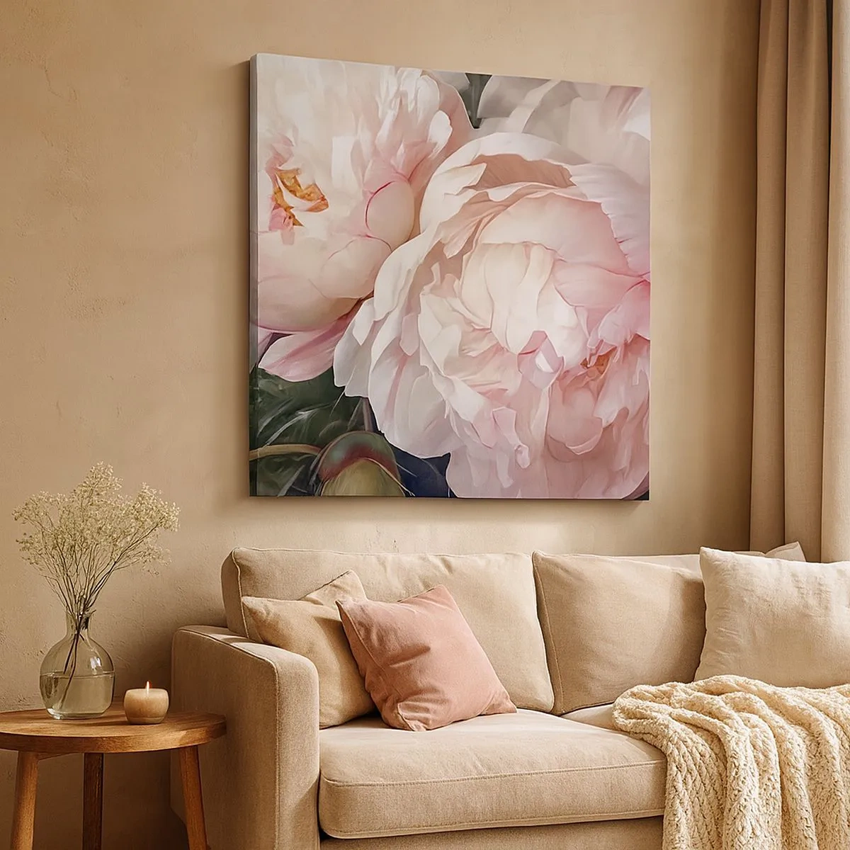 Cuadro sobre lienzo - Impresión de Imagen - En flor - 30x30 cm