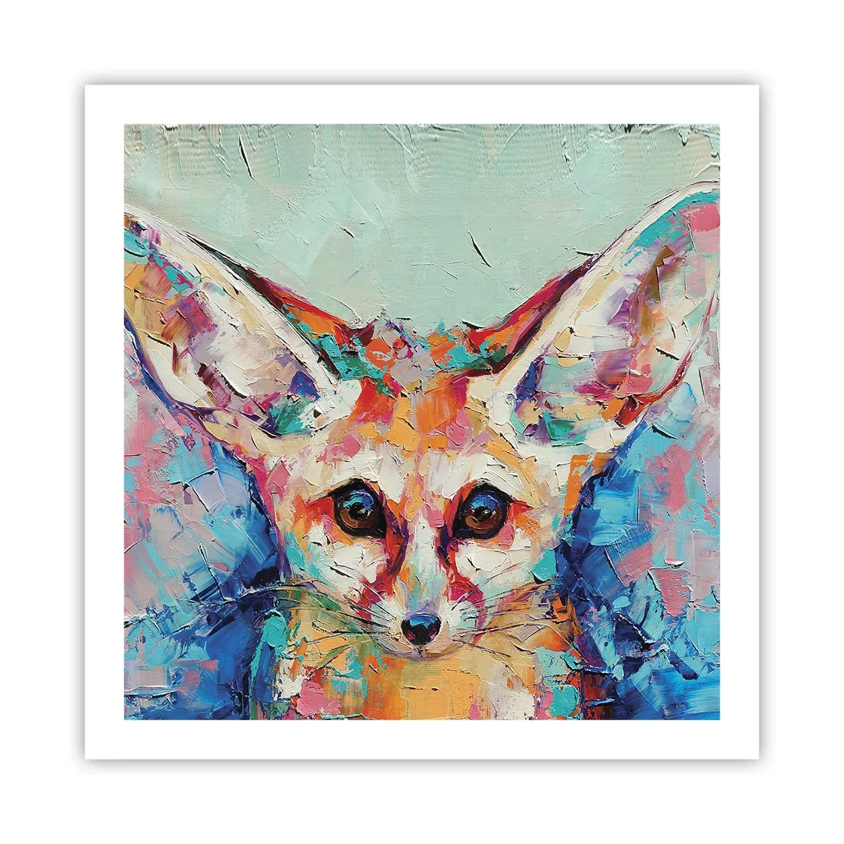 Póster - Mirada penetrante - 60x60 cm