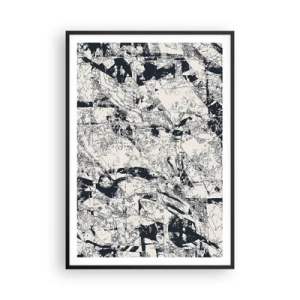 Póster en marco negro - La interpenetración de los opuestos - 70x100 cm