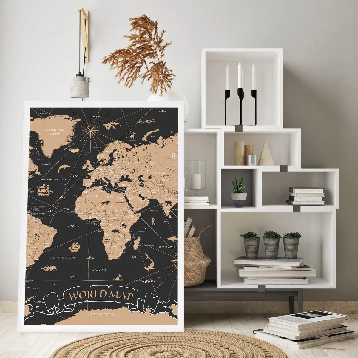 Póster - Las fronteras de mi mundo - 40x50 cm