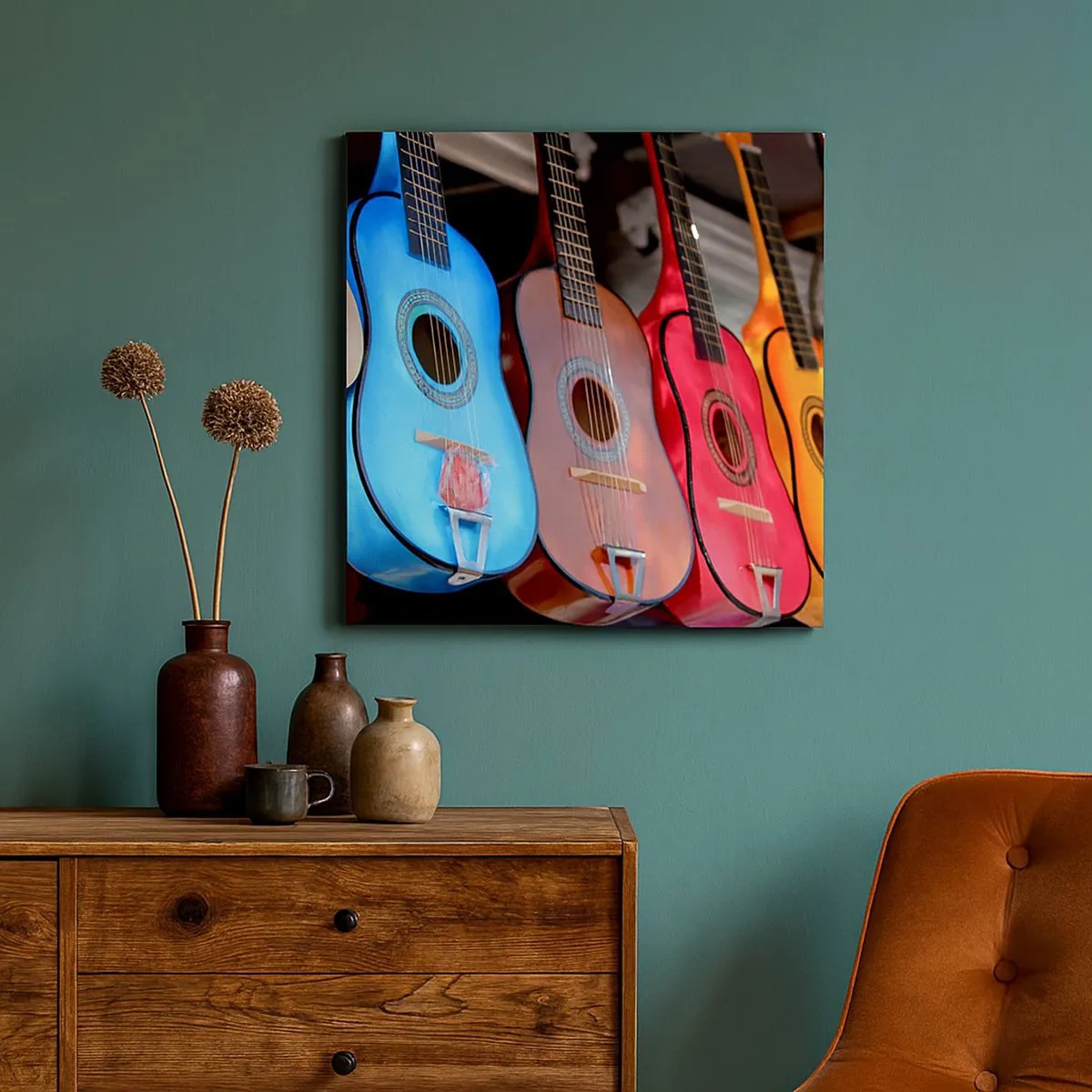 Cuadro sobre lienzo - Impresión de Imagen - Estilo latino - 30x30 cm