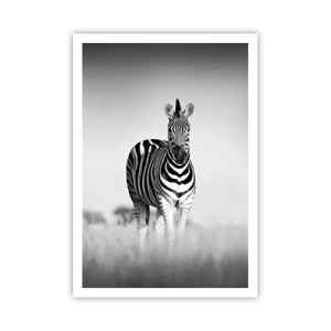 Póster - Resulta que el mundo es blanco y negro - 70x100 cm