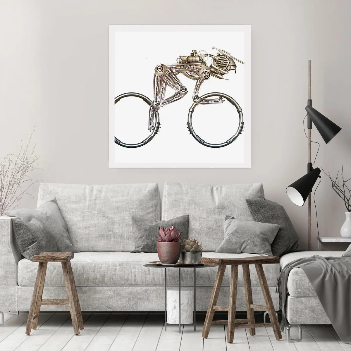 Póster - Una magnífica máquina - 40x40 cm