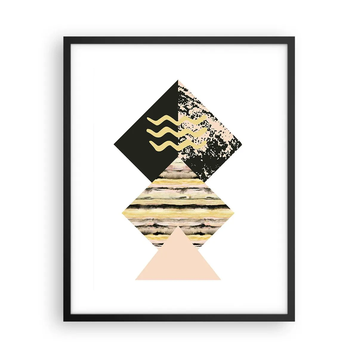 Póster en marco negro - No es tan sencillo - 40x50 cm