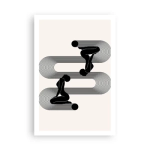 Póster - Simetría sensual - 61x91 cm