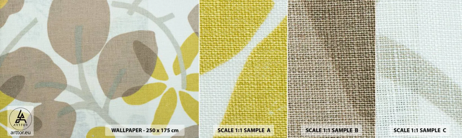 Muestra De Fotomural Standard Eco - Composición a pleno sol - bohemia, flores, Minimalismo - 100x30 cm