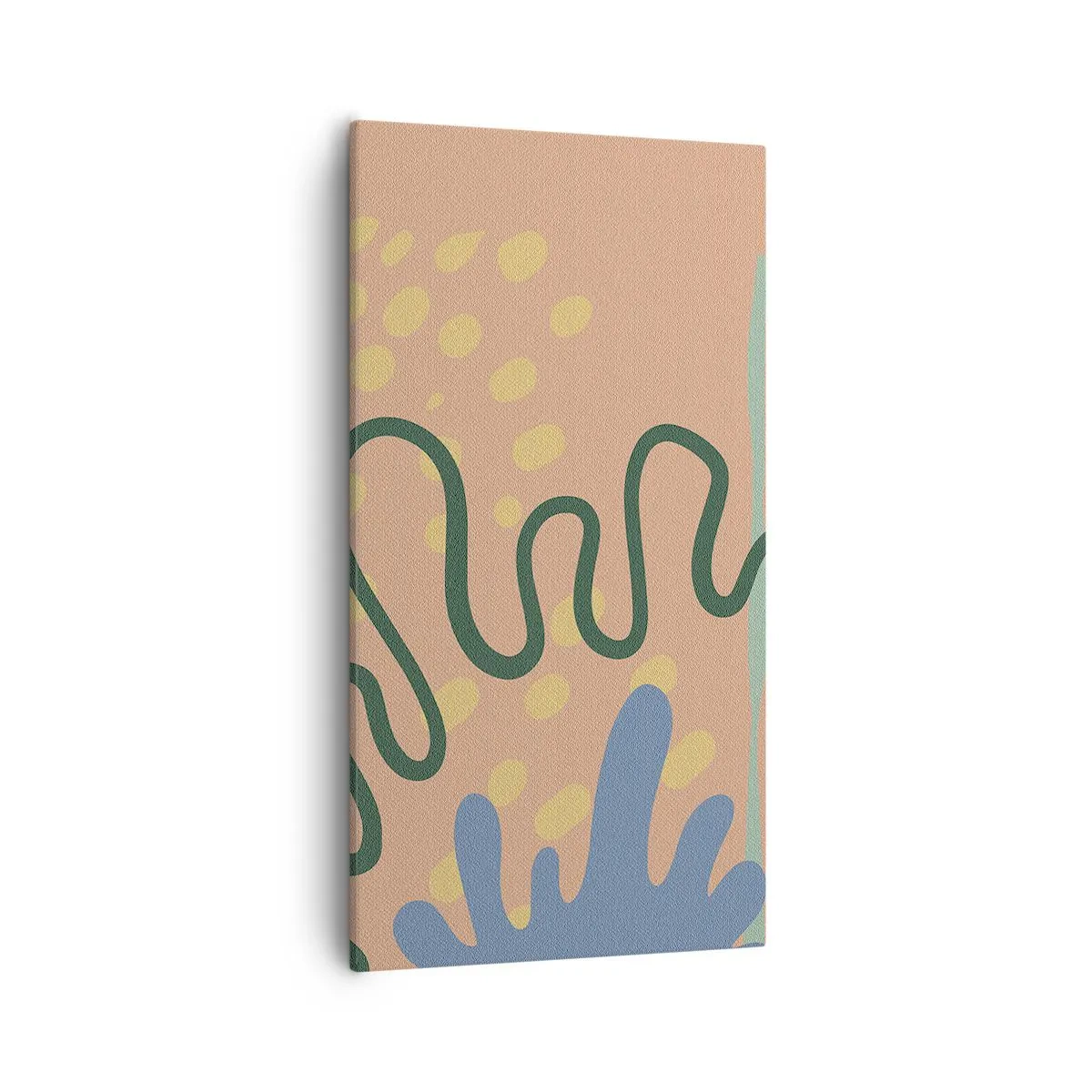 Cuadro sobre lienzo - Impresión de Imagen - Abstracción: la diversidad de la naturaleza - 55x100 cm