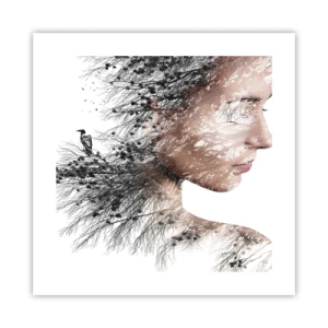 Póster - Espíritu del bosque - 40x40 cm