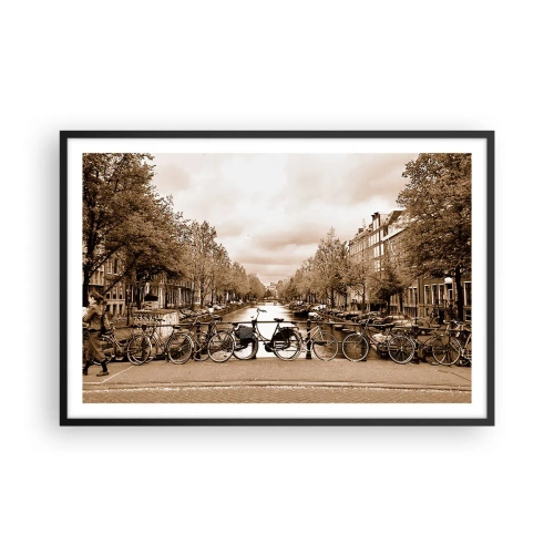 Póster en marco negro - Holanda solo hay una - 91x61 cm