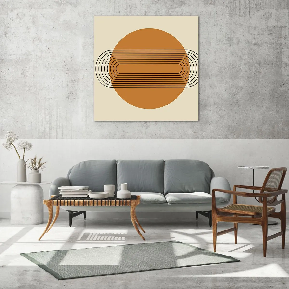 Cuadro sobre vidrio - Impresiones sobre Vidrio - El plan perfecto - 50x50 cm