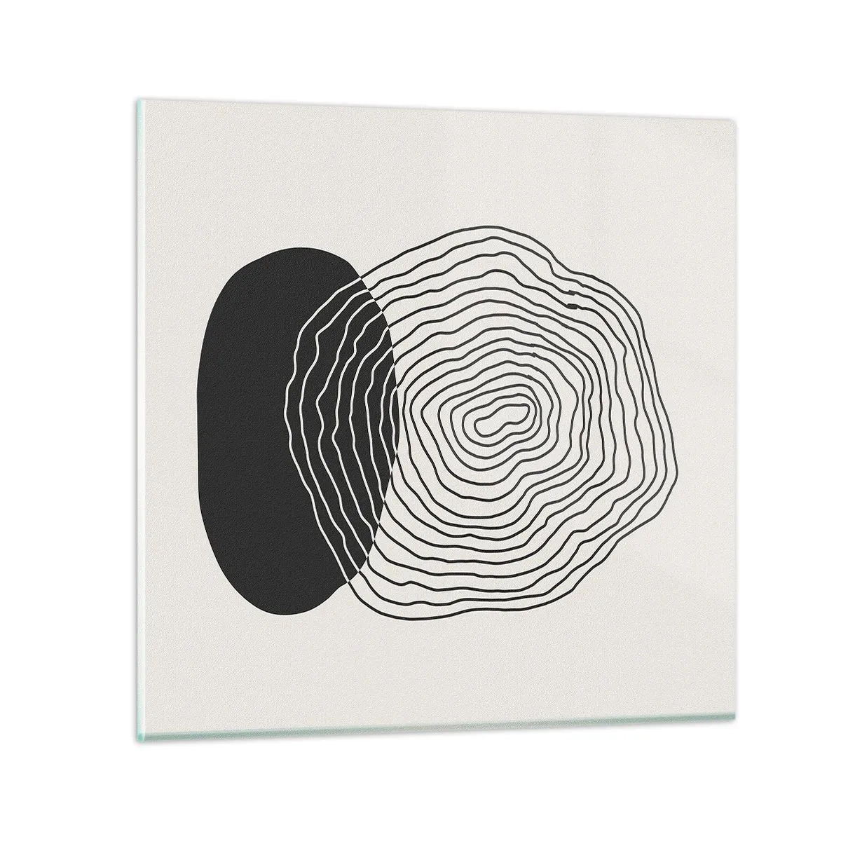Cuadro sobre vidrio - Impresiones sobre Vidrio - Persistencia y vibración - 30x30 cm