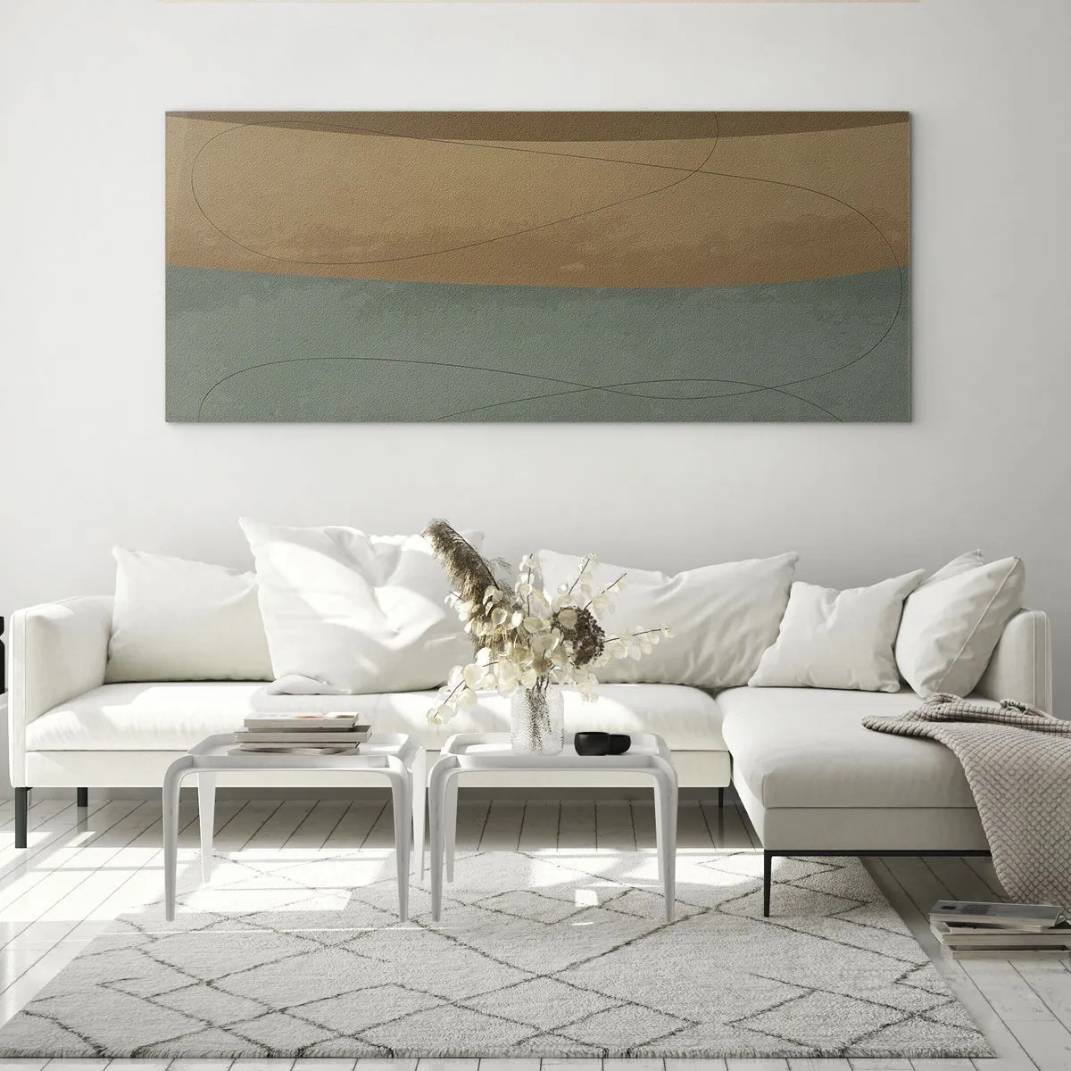 Cuadro sobre vidrio - Impresiones sobre Vidrio - Composición horizontal - 100x40 cm