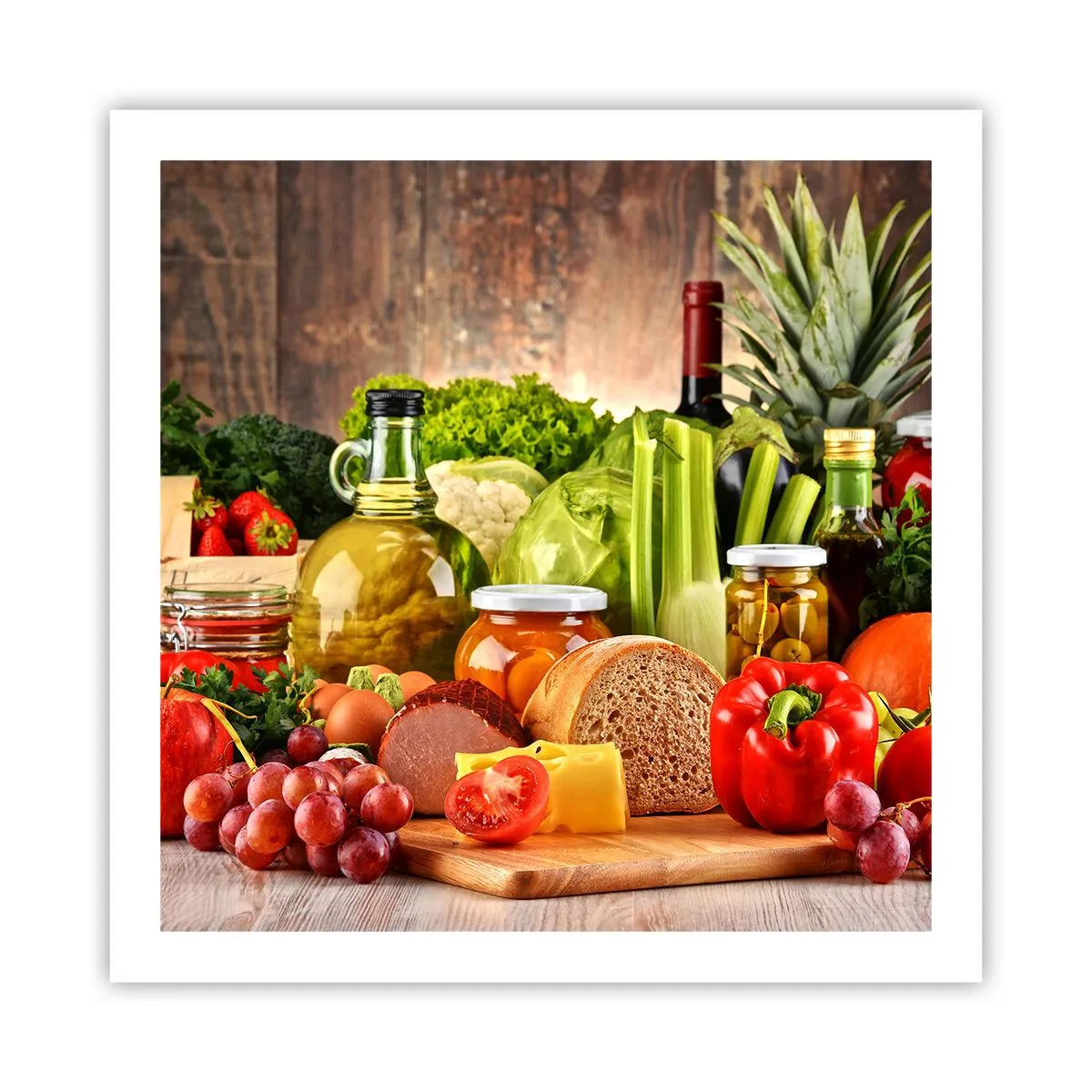 Póster - La mesa está lista - 60x60 cm